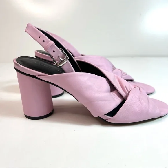 Rebecca Minkoff Agata Slingback Sandals Pink Size 7.5/8 - Picture 5 of 16